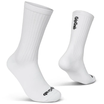 GripGrab PACR High Cut kojinės | White, L