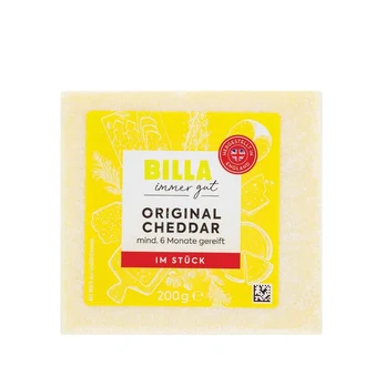 Čederio sūris BILLA, 200 g