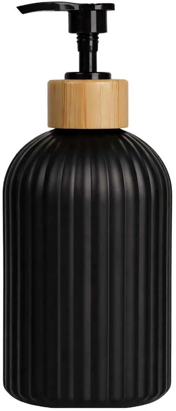 Skysto muilo dozatorius juodas PVC 500 ml