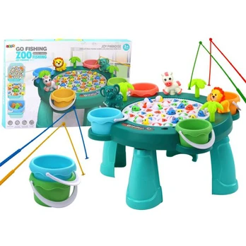 Lean Fishing Arcade Game, Green Table