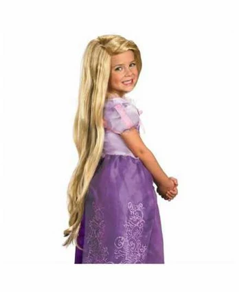 Bigbuy Carnival Šviesus perukas Rapunzel Pasakų princesė