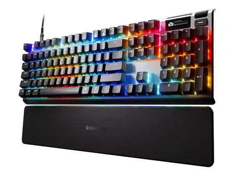 SteelSeries | Gaming Keyboard | Apex Pro Gen 3 | Wired | US Layout | Black | USB-C | OmniPoint 3.0 Adjustable HyperMagnetic Swit