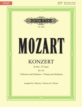 Concerto No. 10 in E flat for 2 Pianos K365
