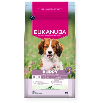 EUKANUBA PuppyJunior Small / Medium Lamb Rice 3kg