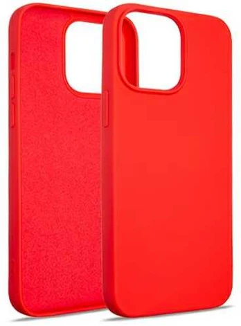 Beline Silikoninis Apple iPhone 15 Pro Max 6,7" dėklas telefonui raudonos spalvos