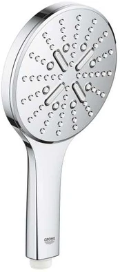 GROHE Rainshower Smartactive 130, Handheld shower head, Chrome, Wall, 13 cm