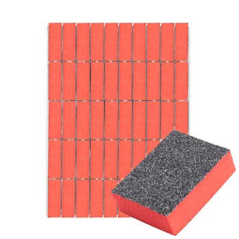 Mini nagų dildė (blokelis, oranžinis 60 VNT)
