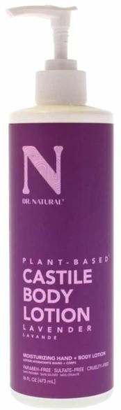 Kūno losjonas Dr. Natural Castile Lavender, 473 ml