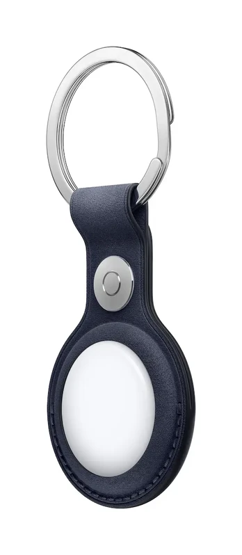 AirTag FineWoven Key Ring - Navy