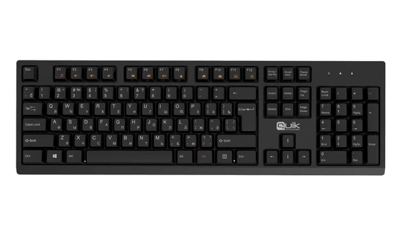 Quik Accessories QOS-12104 Full-Size Wireless Keyboard RU / ENG