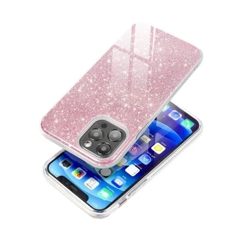 Forcell Shining Case skirtas Samsung Galaxy A03s, rožinis