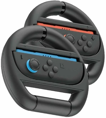 Dėklas iPega SW2054 Racing Wheel for JoyCon Controllers Nintendo Switch 2 Juodas