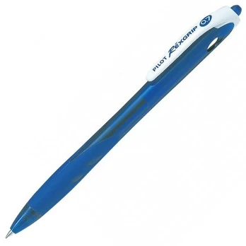 Pilot Rexgrip automatinis mėlynas rašiklis, 0.7mm