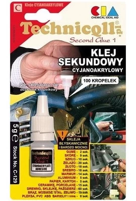 Sekundiniai klijai Techniqll C-129, 5 g