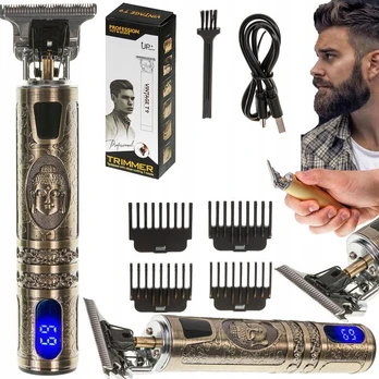 Belaidis barzdos trimeris su LED