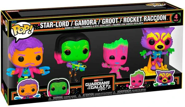Funko POP pack 4 figures Marvel Guardians of the Galaxy 2 Exclusive