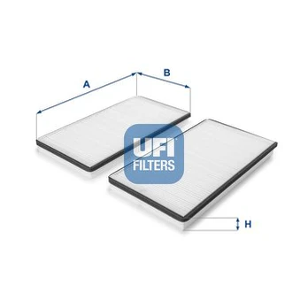 Filtras, salono oras UFI 53.228.00