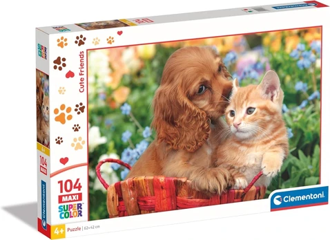 Puzzles 104 elements Maxi Super Color Cute Friends
