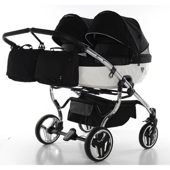 Vežimėlis dvynukams JUNAMA DIAMOND S-LINE DUO 04, 3in1