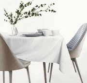 Staltiesė AmeliaHome Empire, balta, 240 x 120 cm kaina