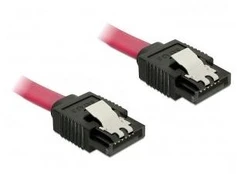 DELOCK Cable SATA 6 Gb/s 20cm tiesus/tiesus