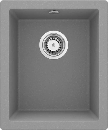 Suspended 1-bowl granite sink