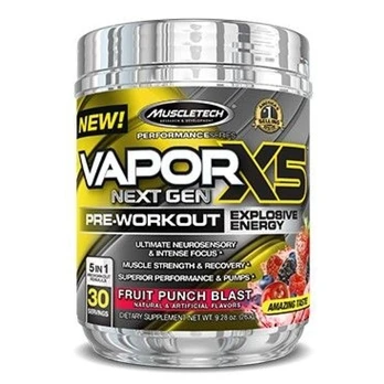 MuscleTech Vapor X5 Next Gen 232 g. - Vaisių punšo skonis