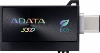 ADATA Externí SSD SC730 512GB, USB-C/A, USB 3.2 Gen2, juoda