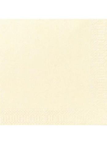 Servetėlės vanilinės (3 sl., 24 cm., 250 vnt.)