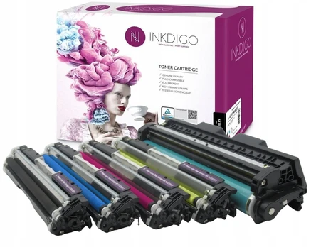 Inkdigo 4 tonerio Cf350a-353a + būgnas hp laserjet m176nw