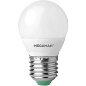 LED lempa E27 "Miniglobe" 5,5 W, šiltai balta