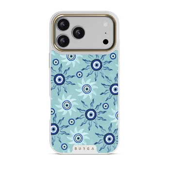 Blue Gaze - iPhone 17 Pro Max Case, Elite Light (MagSafe) / Gold