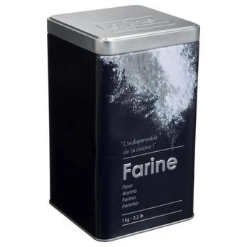 Four container, 1kg, metal, juodas