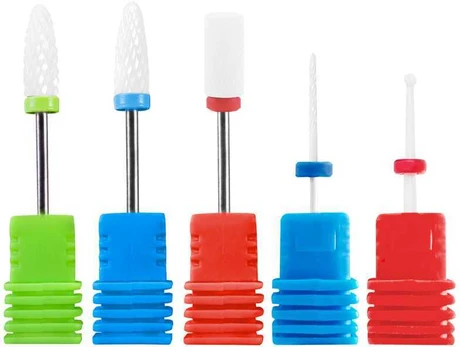 Lewer - Set of Ceramic Drills for Hybrid/Gel, 5 pcs