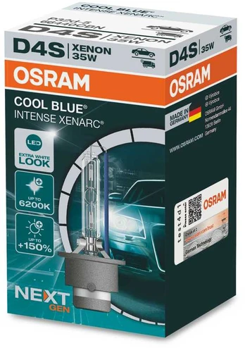Ksenoninės lemputės Osram D4S Cool mėlynas Intense NextGen +150%