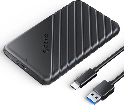Orico kietojo disko korpusas 2,5" USB-C 3.1 6Gbps juoda
