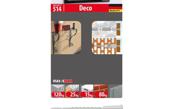 Universalus kaištis TOX, Deco 10/66, 4 vnt.