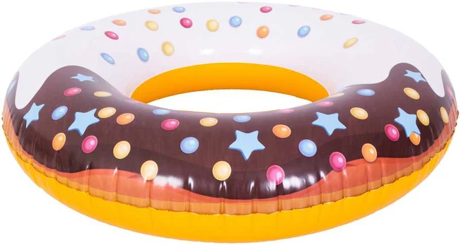 Kółko basenowe donut SUNCLUB ruda