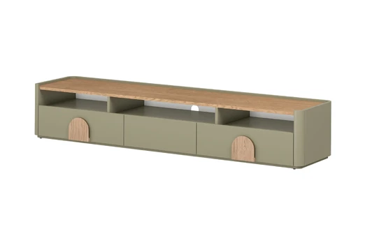 Tv Set Amilio 200 Cm - Eucalyptus / Baltic Dune Oak / Natural Oak Handles