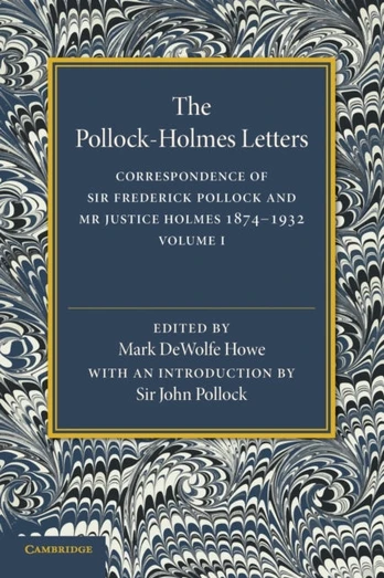 Pollock–Holmes Letters: Volume 1