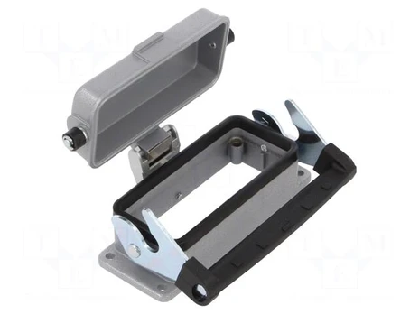 Enclosure: for HDC connectors | size H-B 16 | for panel mounting
