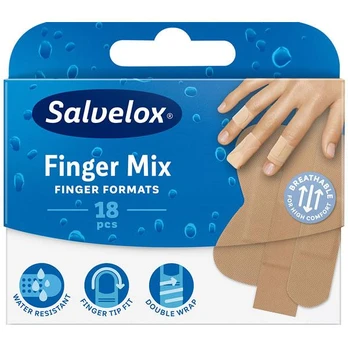 „Salvelox“ pirštų mišinio tinkas 18 vnt