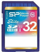 Atm.kort. SILICON POWER SDHC 32GB Elite kaina
