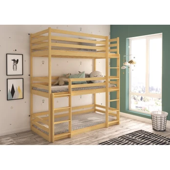 Three-poster bunk bed TEDRO 200x90
