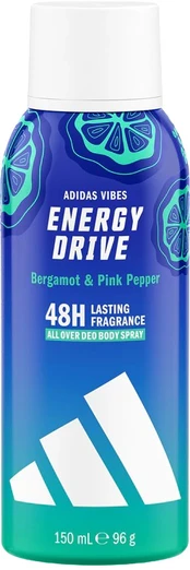 Kūno dezodorantas Adidas Vibes Energy Drive, 150 ml