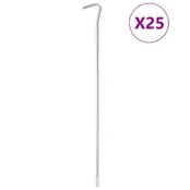 Palapinės kaiščiai, 25vnt., 30cm, skersmuo 7mm, plienas kaina