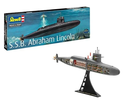 Revell - S.S.B. Abraham Lincoln with Interior, 1/253, 05185