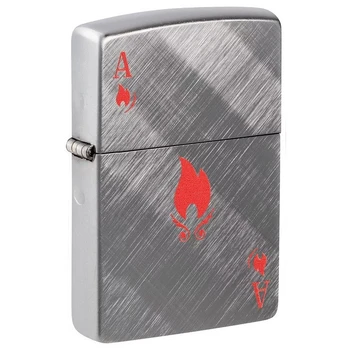 Žiebtuvėlis Zippo 48451 Ace Design, sidabro