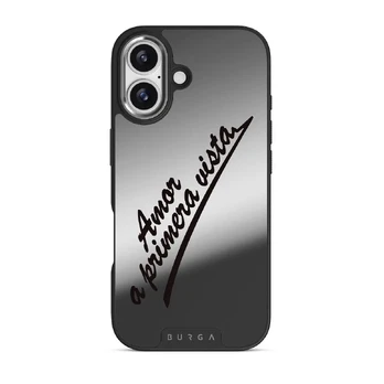 Amor - iPhone 17 Case, Elite Mirror Dark (MagSafe) / Silver