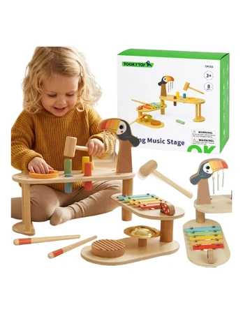 TOOKY TOY Educational Music Table - Toucan